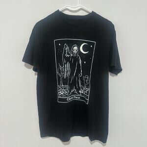 Ghost Face Graphic T-Shirt - Medium